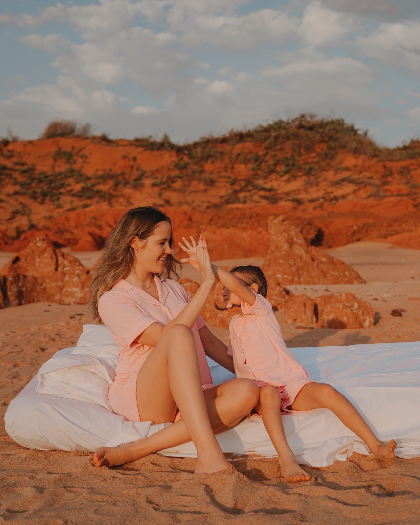 Baby Pink Bamboo Viscose - Kids