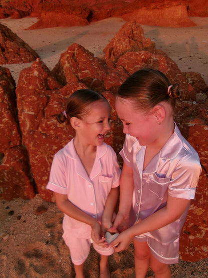 Baby Pink Bamboo Viscose - Kids